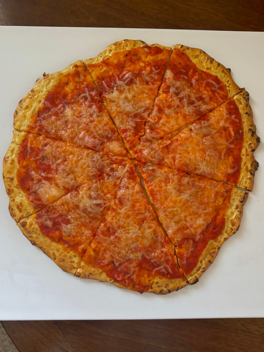 High Protein Cottage Cheese Crust Pizza