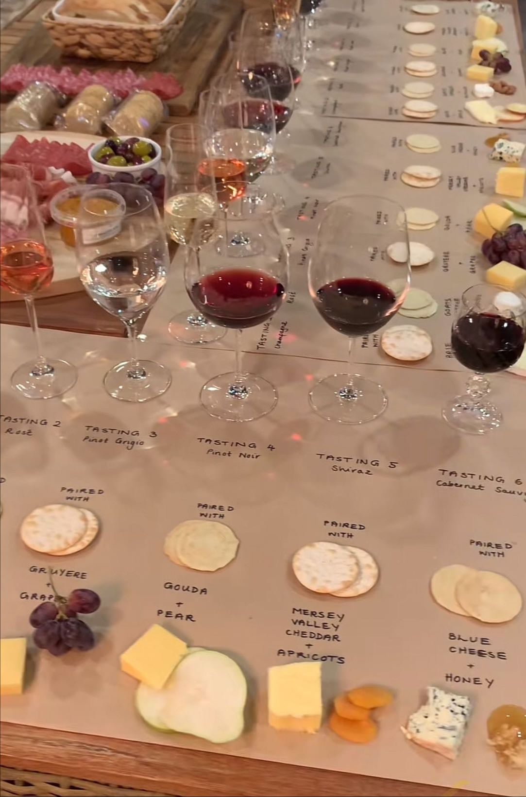 wine & cheese tasting 🍷