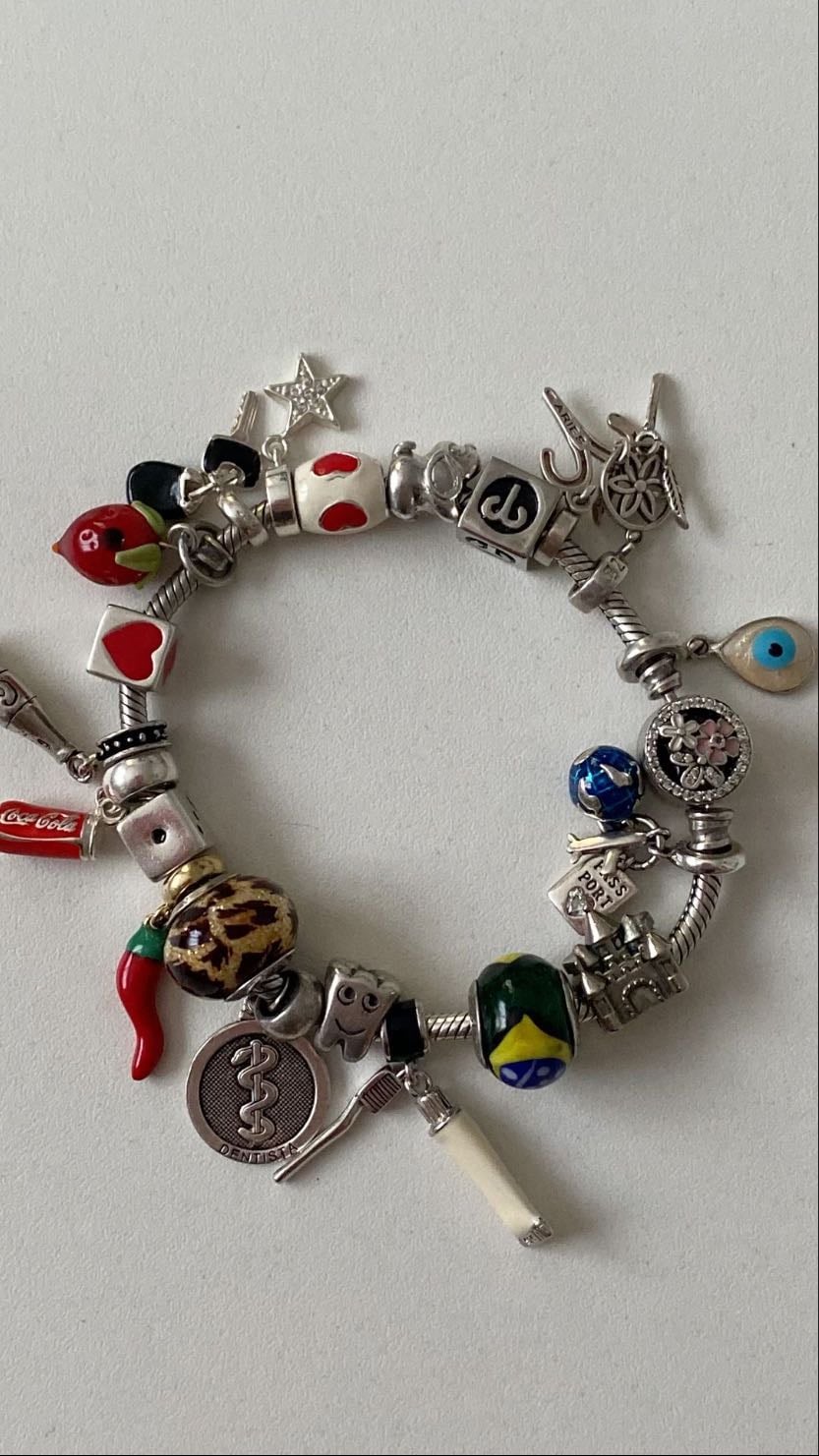charm necklace or bracelet