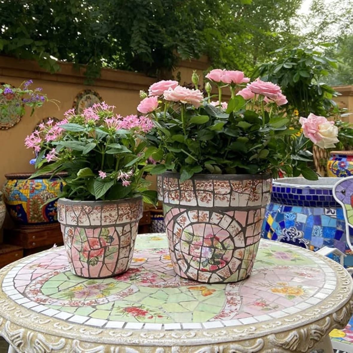 decorate plant pots