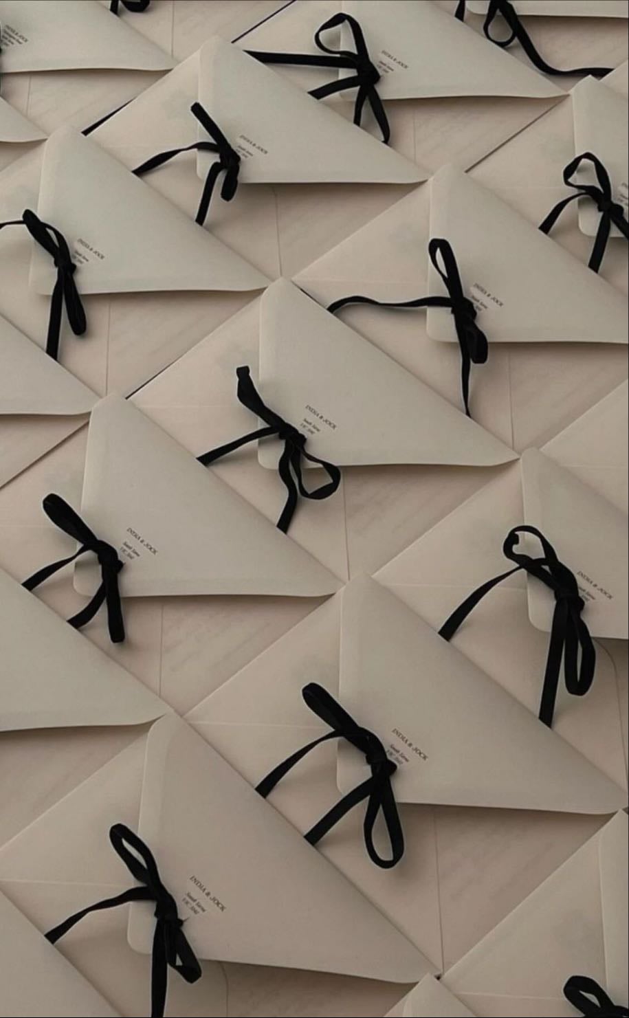 Black tie invitations