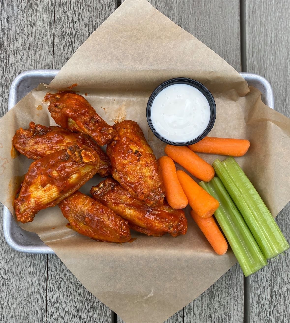 free six piece buffalo wild wing