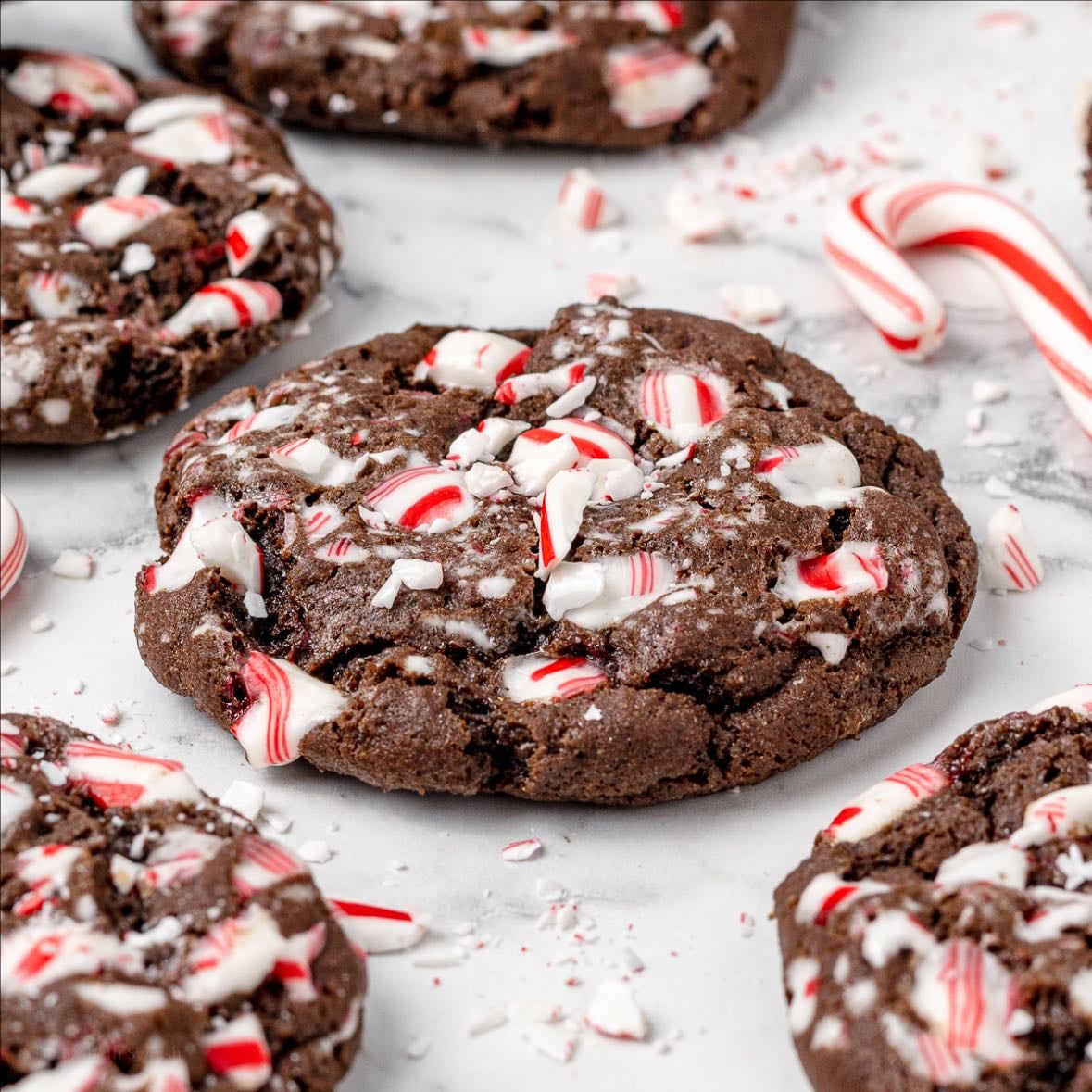 Peppermint mocha cookies