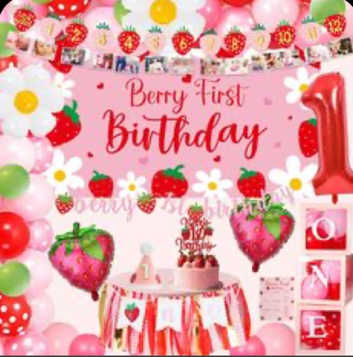 Berry first birthday