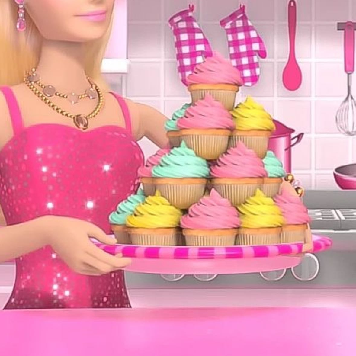 Barbie Dreamhouse cupcakes 🧁
