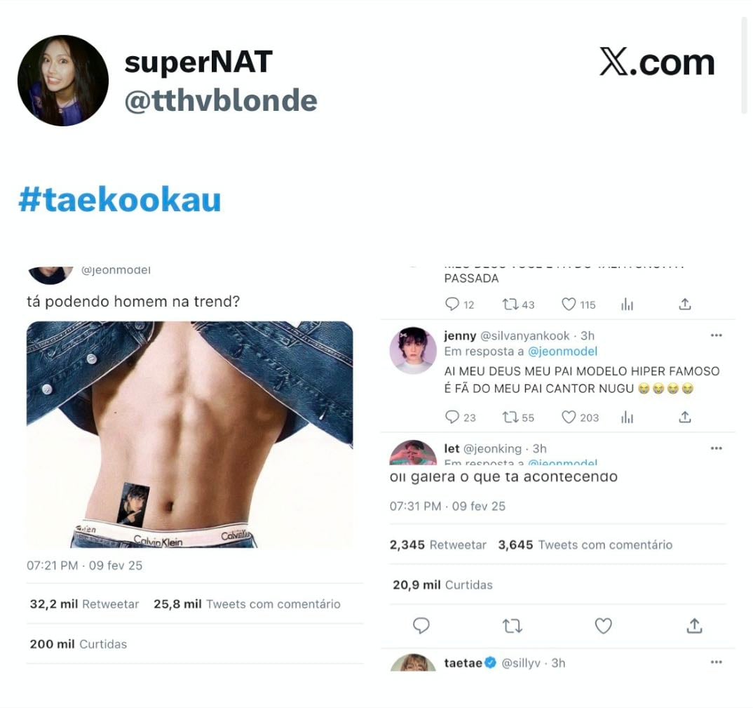 jk!model v!famous - taekookau