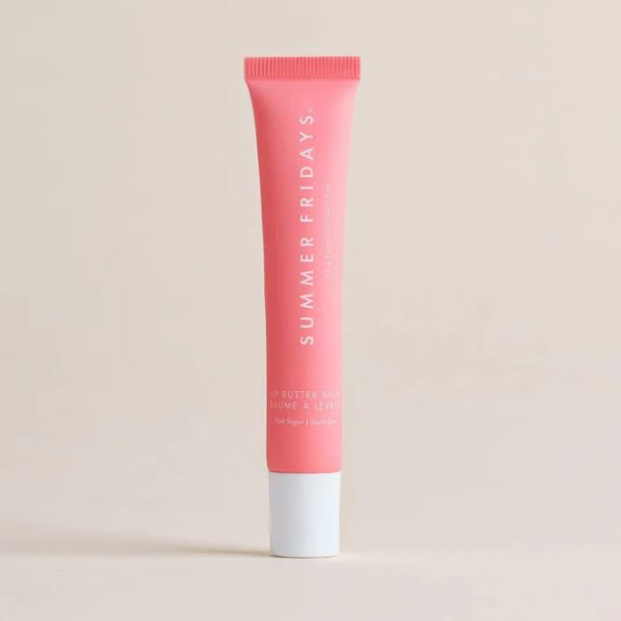 Summer Fridays - Lip Butter Balm Treatment for Hydration + Nourishing Shine Pink Sugar