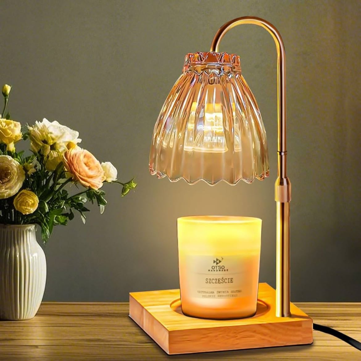 Lampe chauffe-bougie avec variateur d’intensité - Lampe électrique avec minuterie pour bougies parfumées en pot avec 2 ampoules : Amazon.fr: Cuisine et Maison - Lampe électrique avec minuterie pour bougies parfumées en pot avec 2 ampoules : Amazon.fr: Cuisine et Maison