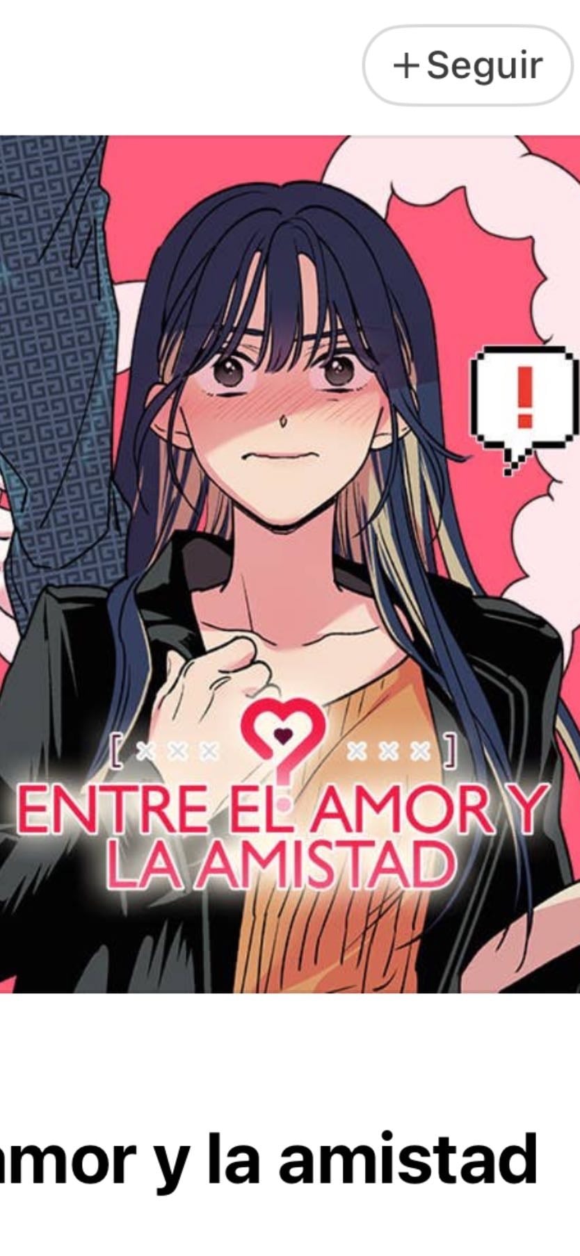 Manhwa Entre el amor y la amistad - Manhwa