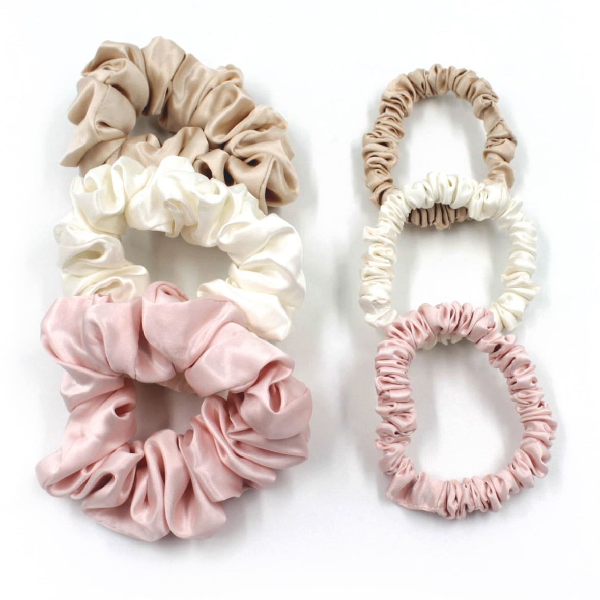 silk scrunchies