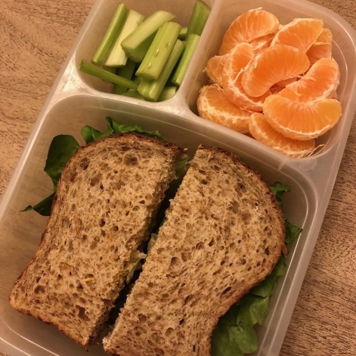 Sandwiches - With some veggies in the side