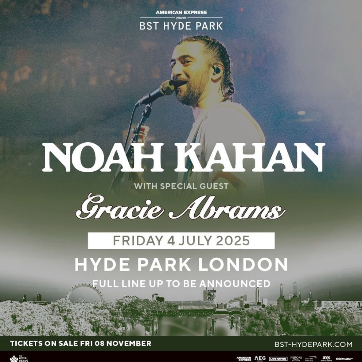 gracie abrams + noah kahan - hyde park