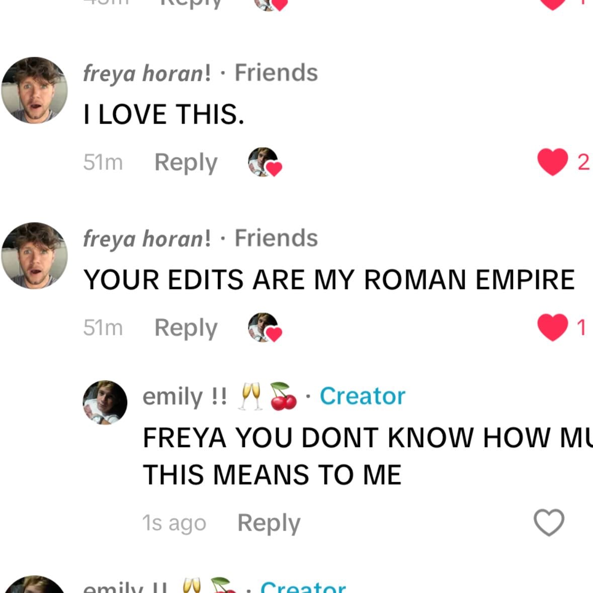 "your edits are my roman empire" - LITERALLY YELPED THE SECOND I SAW THIS OH MY LORD