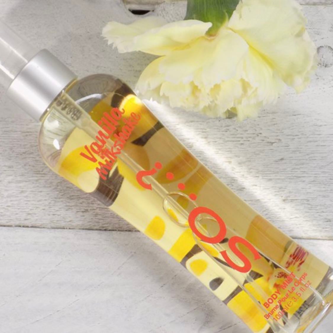 vanilla milkshake so? body mist