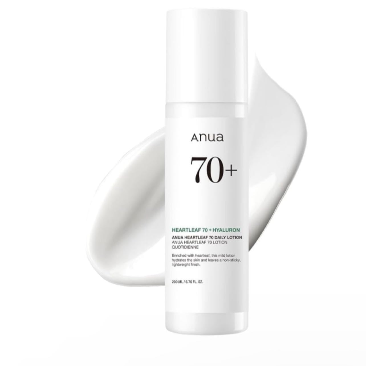 anua 70+ facial lotion