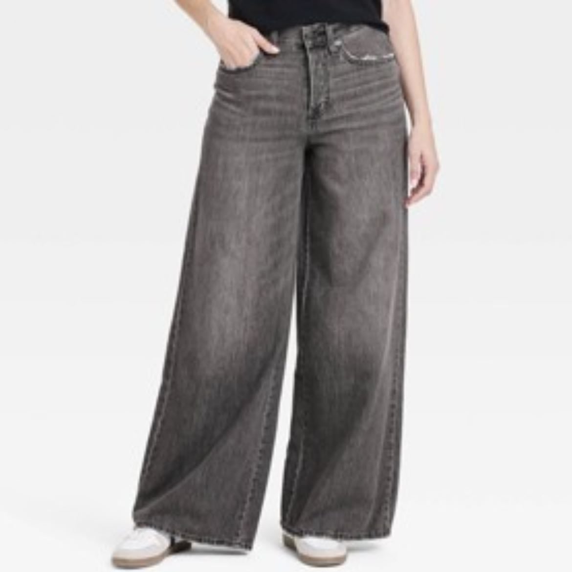 Target womens midrise super wide leg jeans