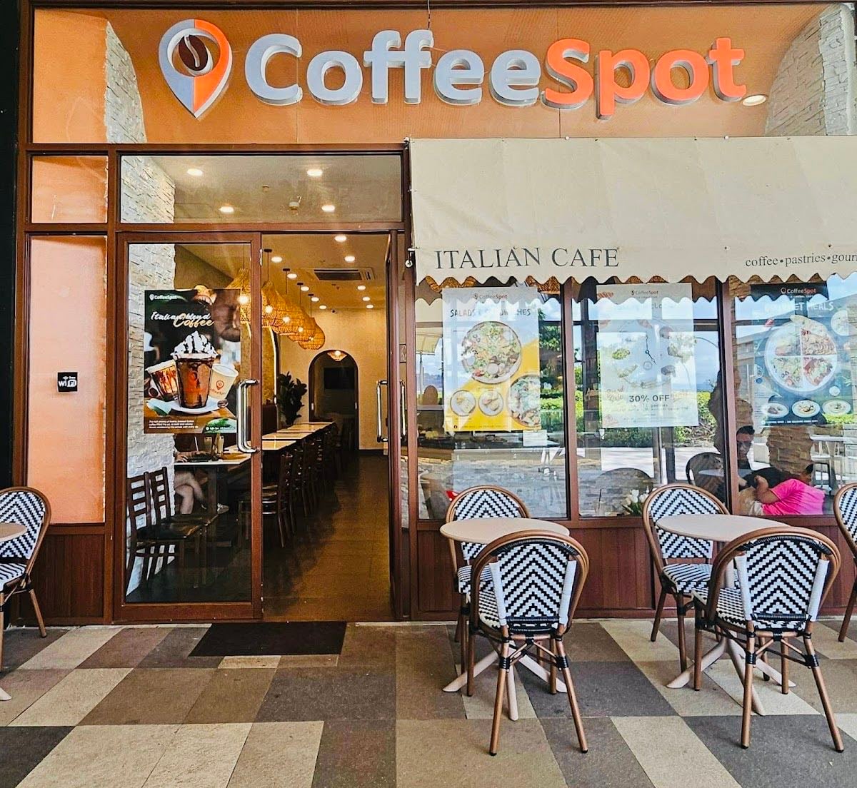 Coffee Spot - SM Seaside City Cebu - Iced Matcha Caramel (drizzled)