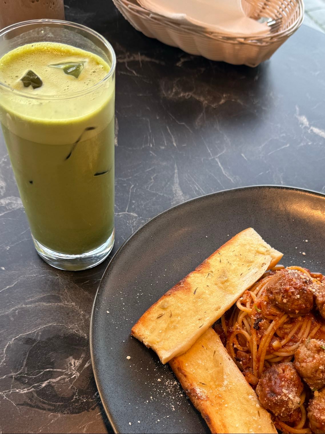 UCC MENTORE NUSTAR CEBU - Iced Matcha Latte with Pasta