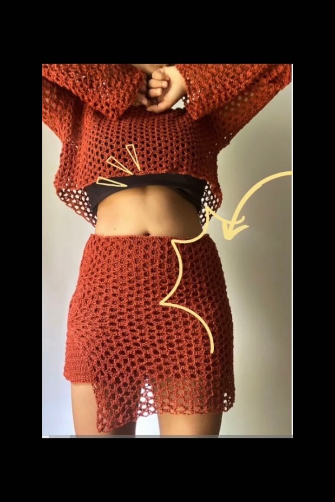 Mesh skirt