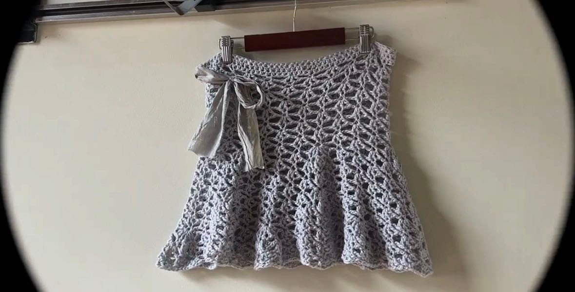 Lacey shell skirt