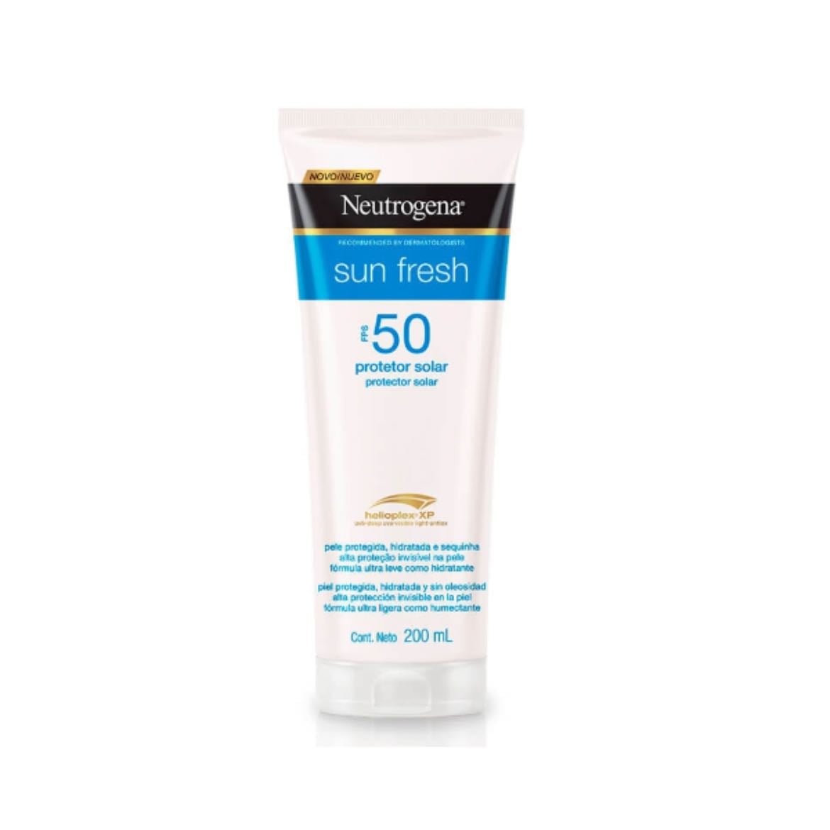 Neutrogena Sun Fresh SPF 50 - Creamy, hydrating, and made for the body. Smells fresh and feels like lotion.