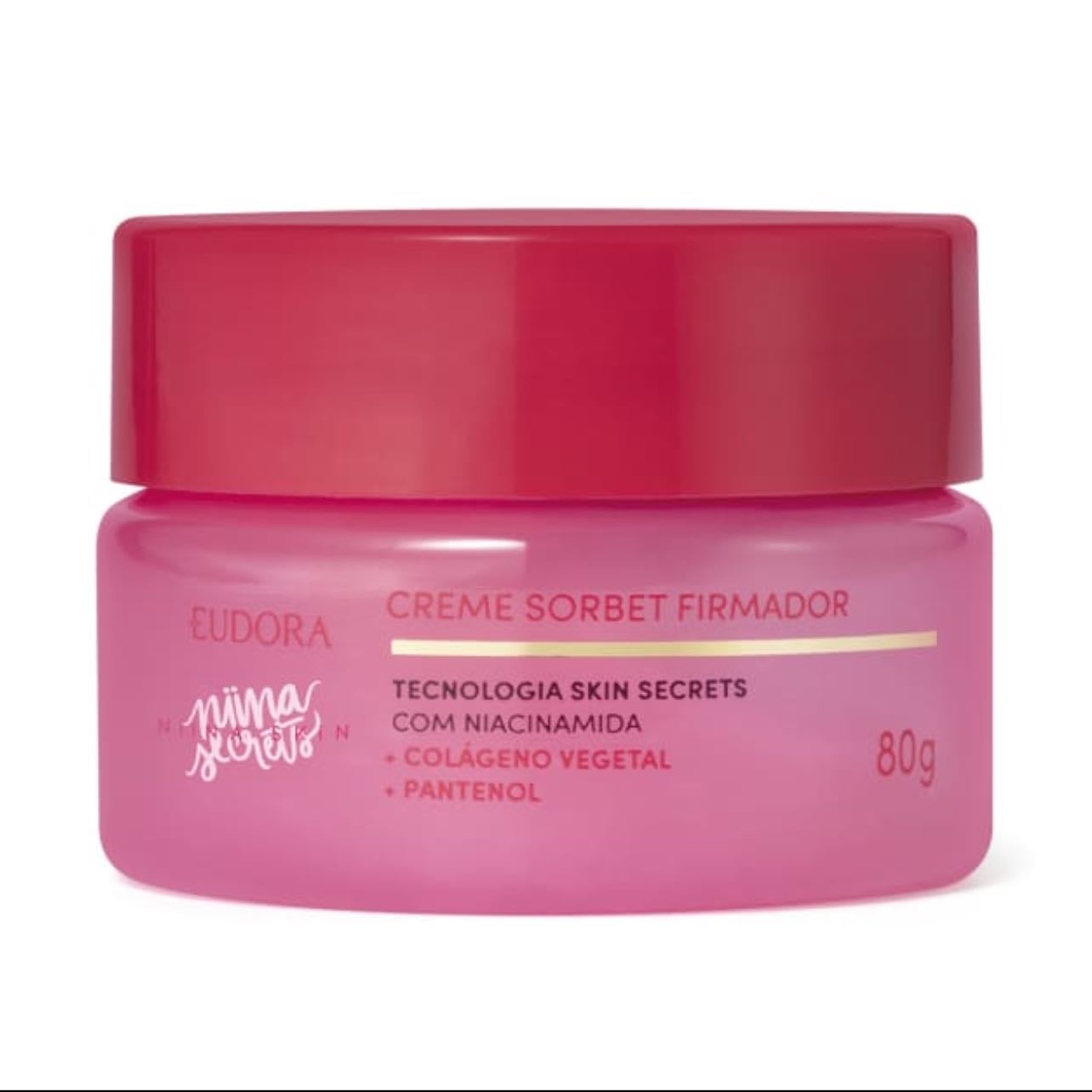 Sorbet Firmador Facial - Niina Secrets Skin - 80g; Pré-Make