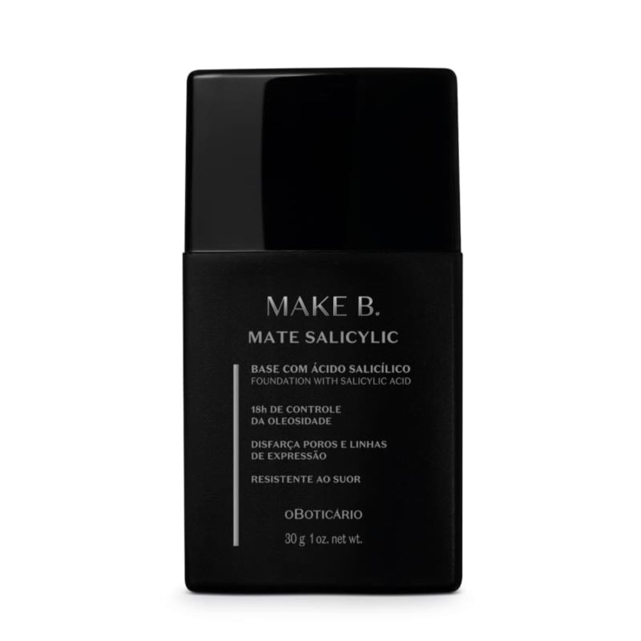 O Boticário Make B. Mate Salicylic - Cor: 210; Cobertura Leve - 30g