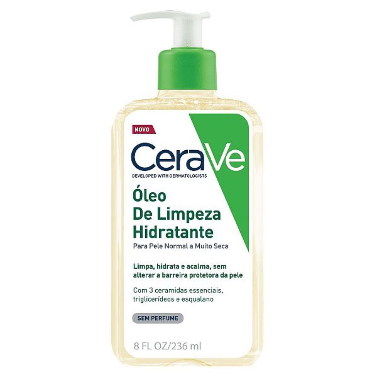 Óleo de Limpeza Hidratante - Cerave
- - 236ml;