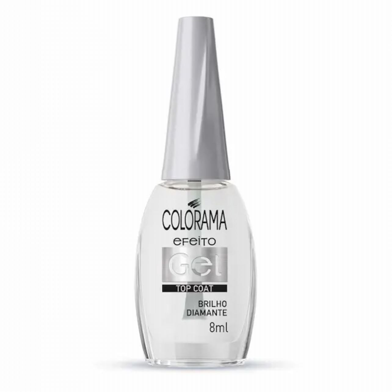 Top Coat Efeito Gel Brilho Diamante - Colorama
- 8ml