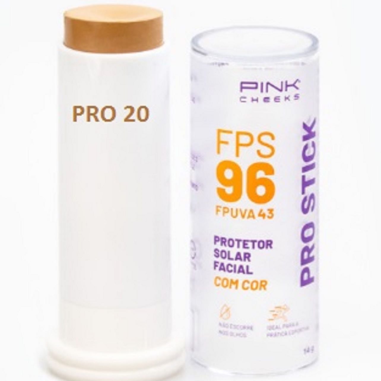 Protetor Solar Facil Pro Stick FPS 96 FPUVA 43 - Pink Cheeks
- 14g; Cor: 20; Alta Cobertura, Acabamento Matte/Toque seco, Resistente a água, reduz visivelmente as manchas solares. Todos tipo de Pele