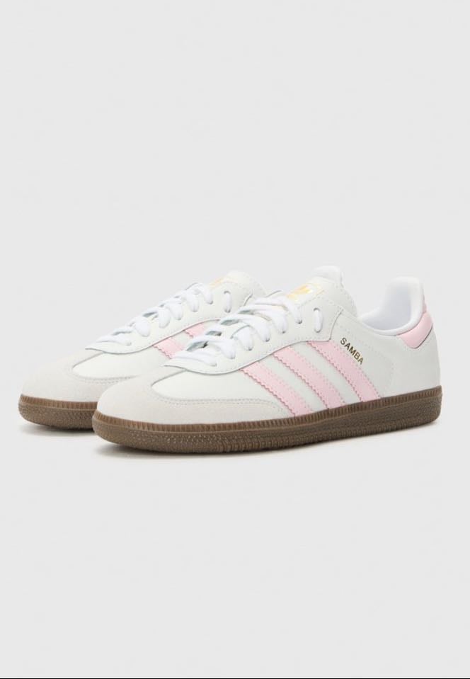 SAMBA OG UNISEX - Baskets basses (blanc/rose) - 89,95€ zalando
