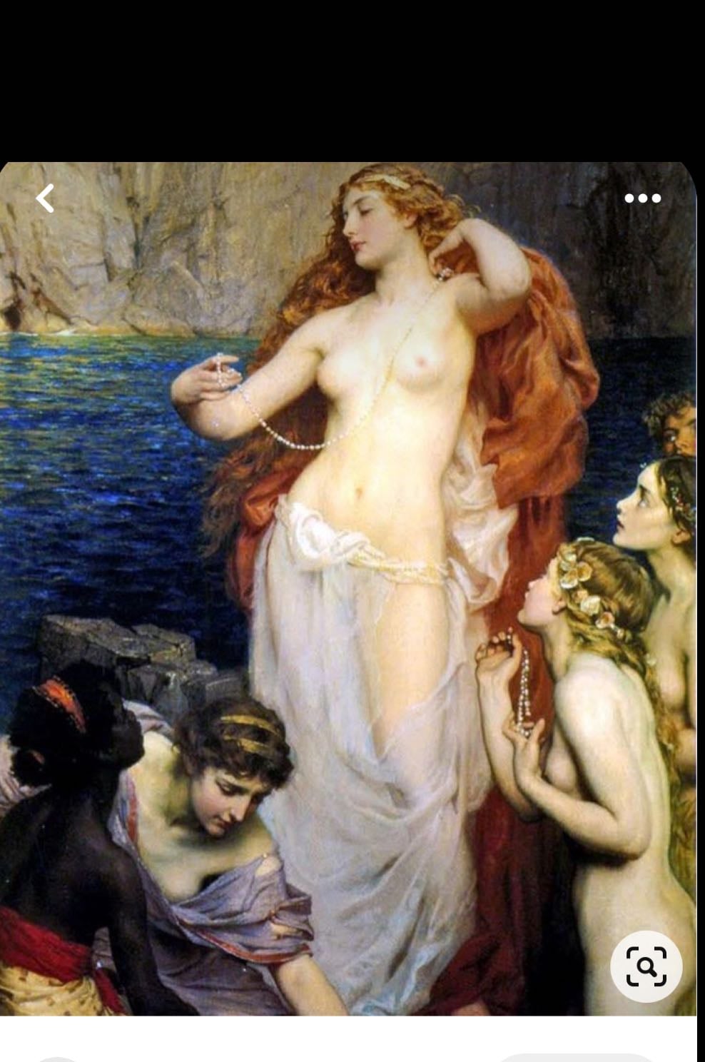 Aphrodite with Pearls - Herbert James Draper