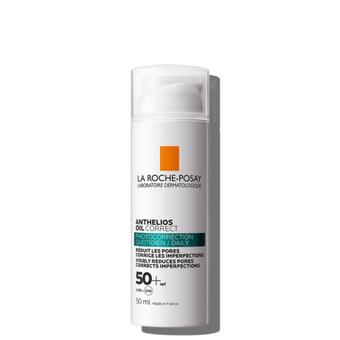 LA ROCHE-POSAY ANTHELIOS OIL CORRECT DAILY GEL-CREAM SPF50+ 50ML - No se pela y ayuda a no brillar tanto
