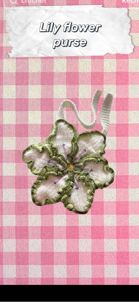 lily flower bag