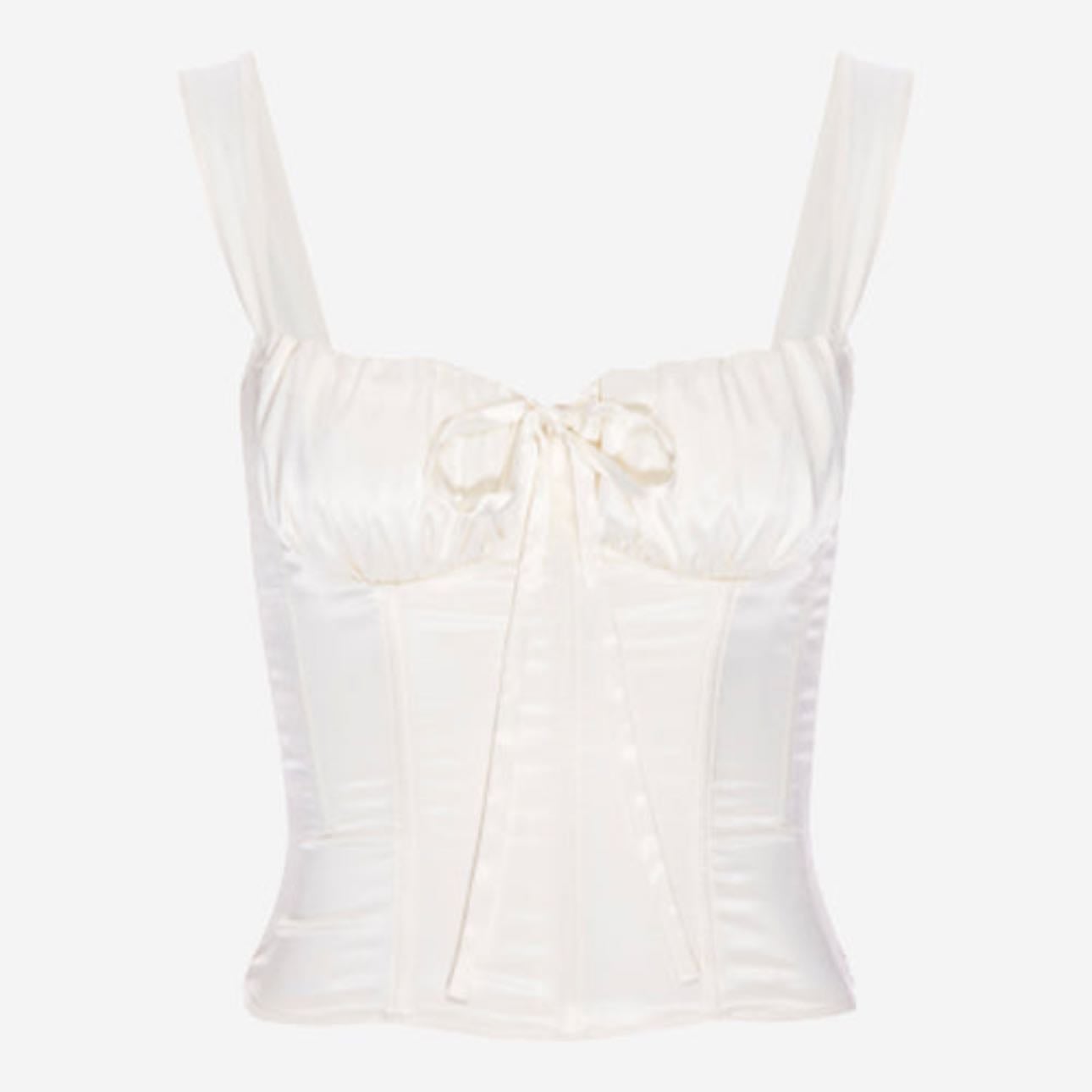 miaou agnes corset - white