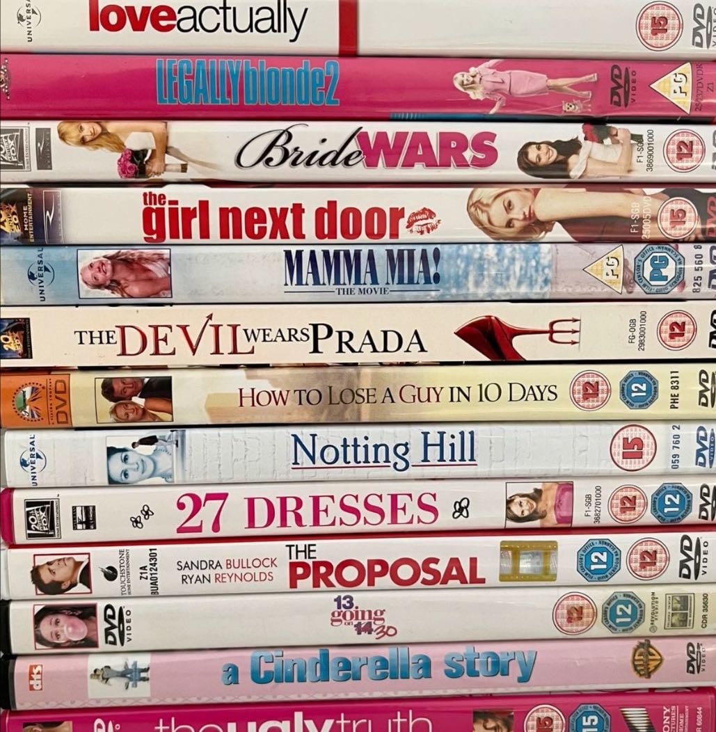 Movies ( mostly romcoms)