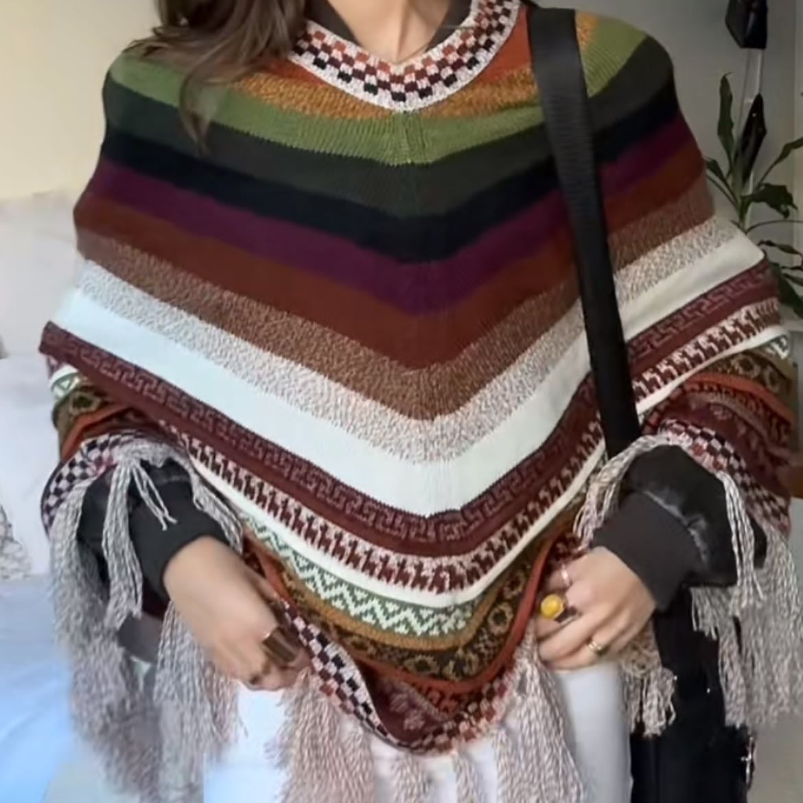 Poncho de alpaca - Alpaca Ray