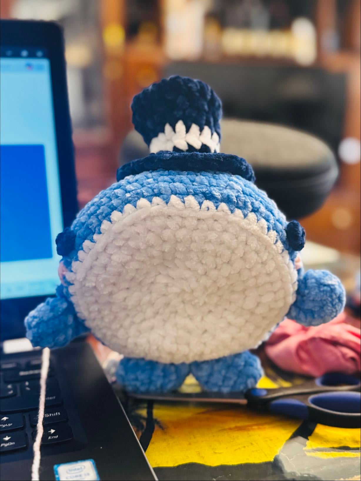 Baby Blue - Fluffy yarn