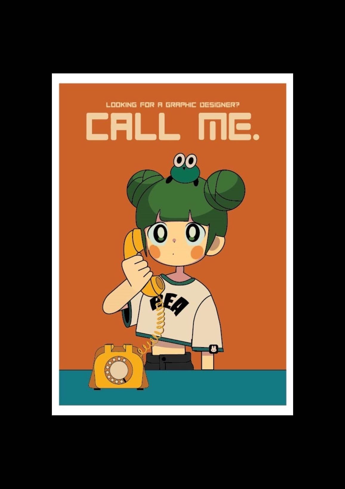 Froggy girl - Adobe illustrator