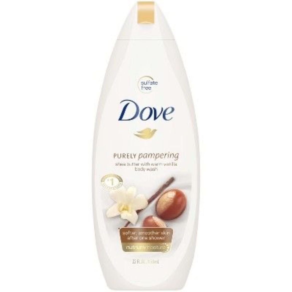 dove vanilla body wash - 7€
