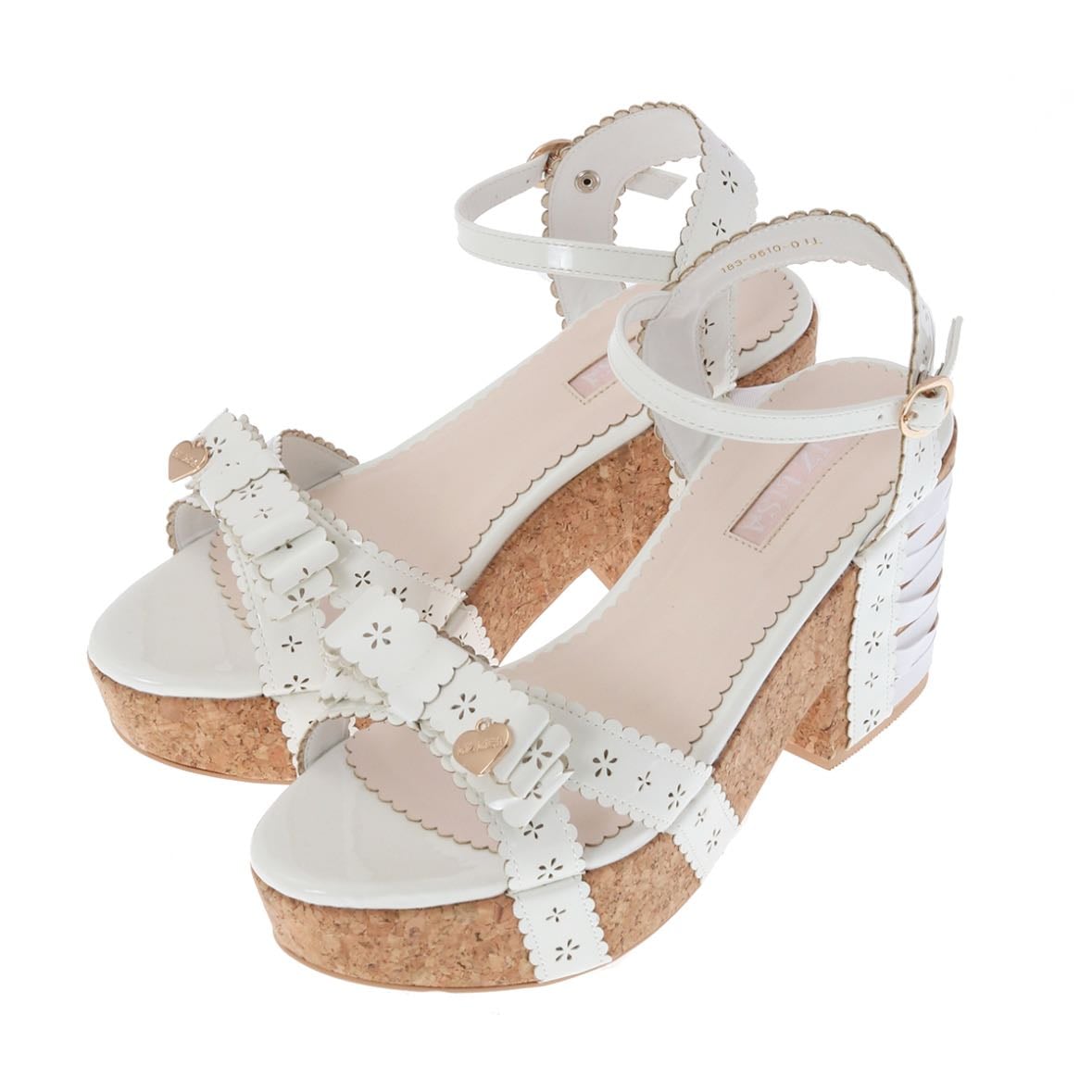π ribbon sandals - liz lisa