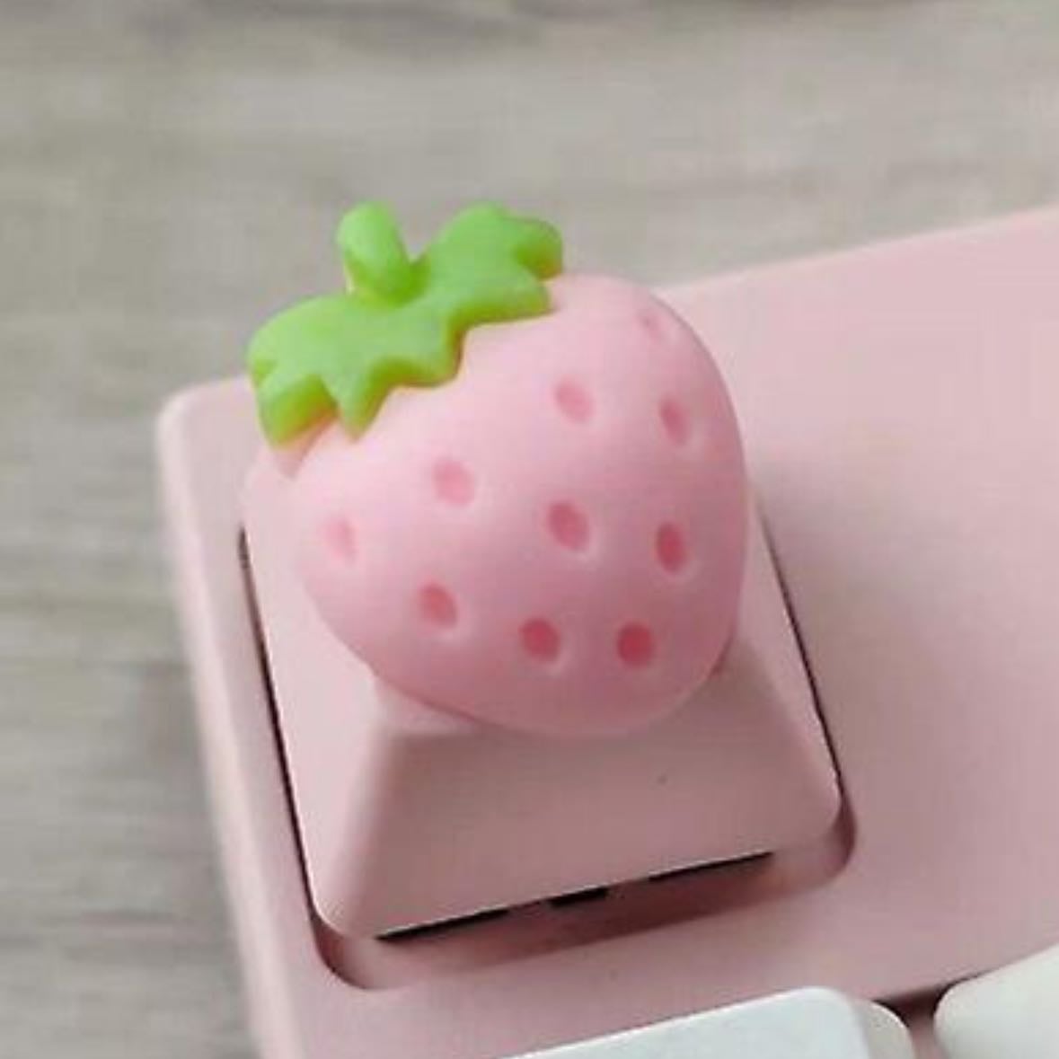 β‘β strawberry key - Cartoon Cute DIY Keycaps Esc Mechanical keyboard Caps Cherry Mx Lovely Personalized Custom Key Cap Gamer