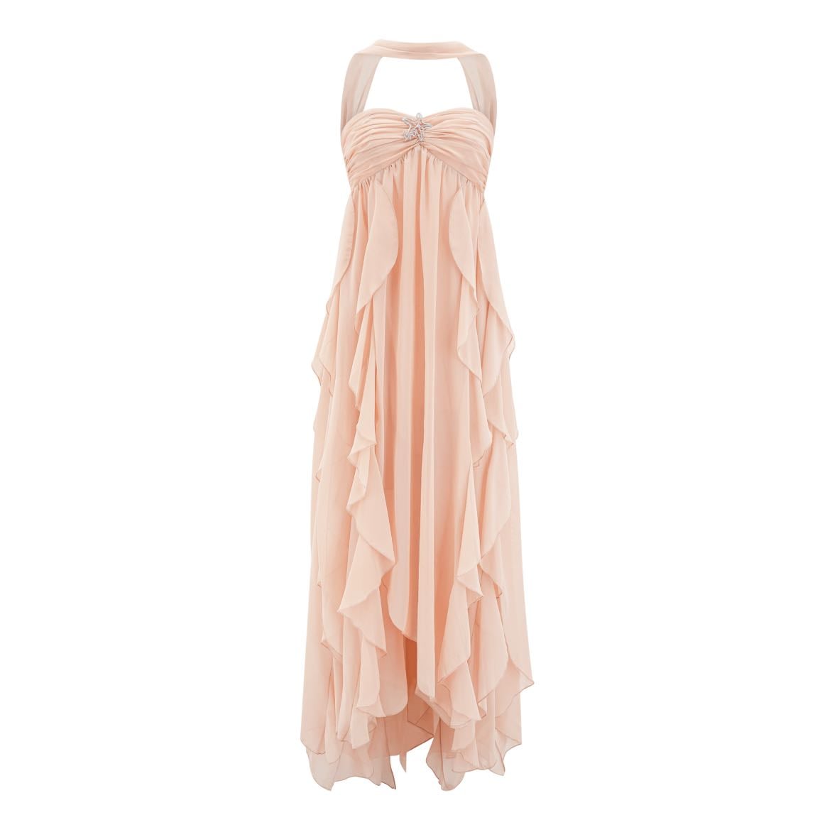 π the mariah dress peach - nana jacqueline