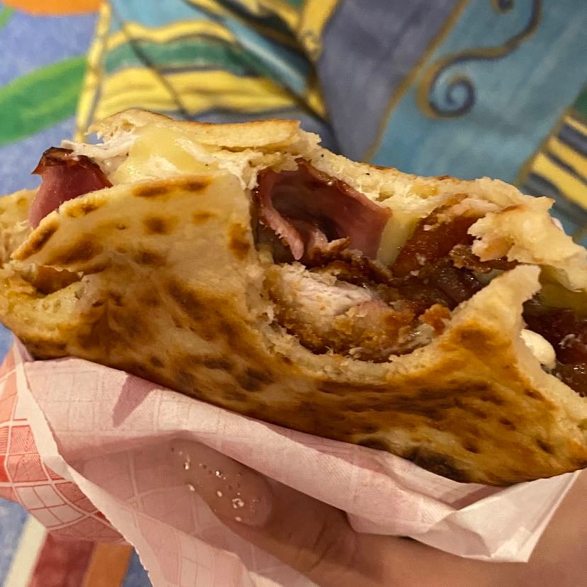 Chicken crepe - You already know I like chicken lol
