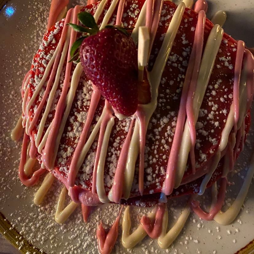 Red velvet pancakes - From ioanninaπ₯²