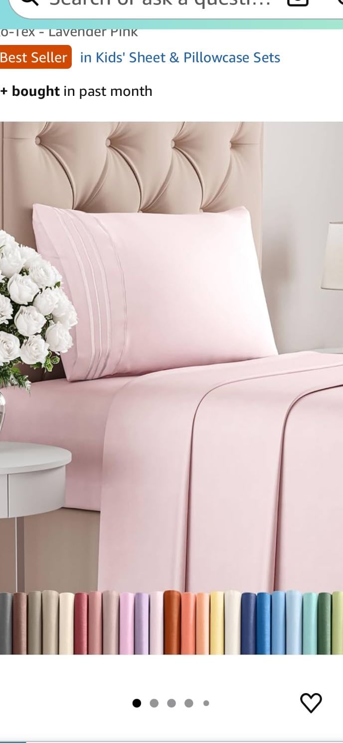 bed sheets