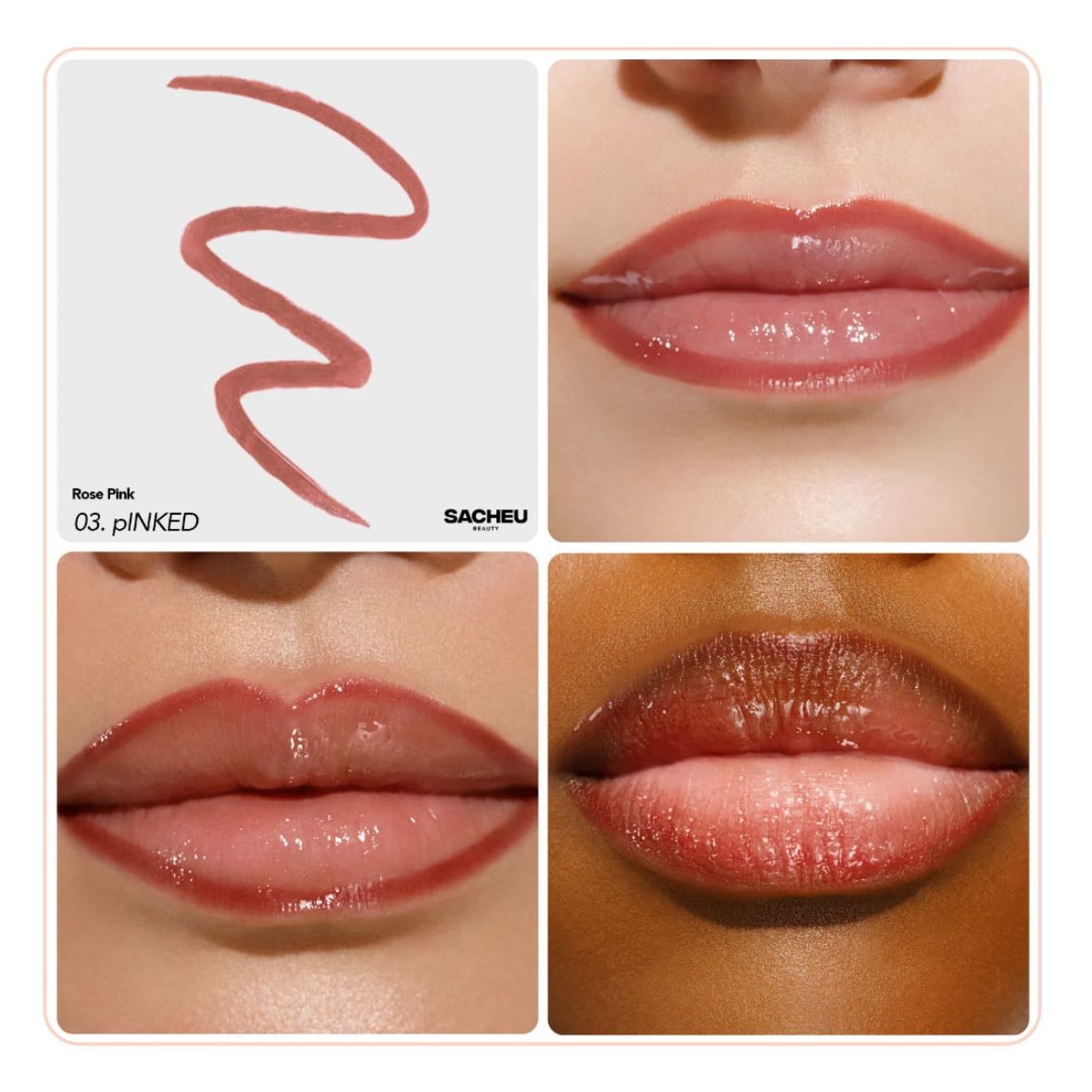 Sacheu (lip liner stayn) - Pinked 03