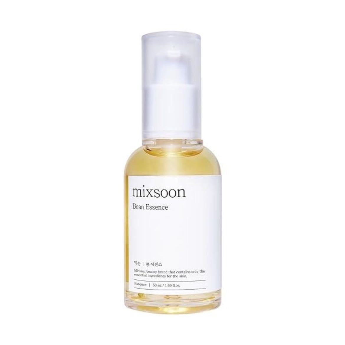 Bean essence exfoliating Mixsoon - Esta esencia a base de frijol rojo es buenísima para exfoliar la piel y esta esencia es muy buena para lograr la famosa “glass skin”