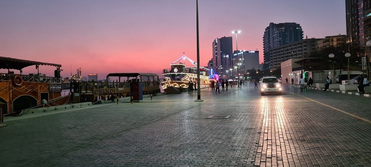 Deira - You can cross the river for 1dhs pp
—> dont visti on fridays