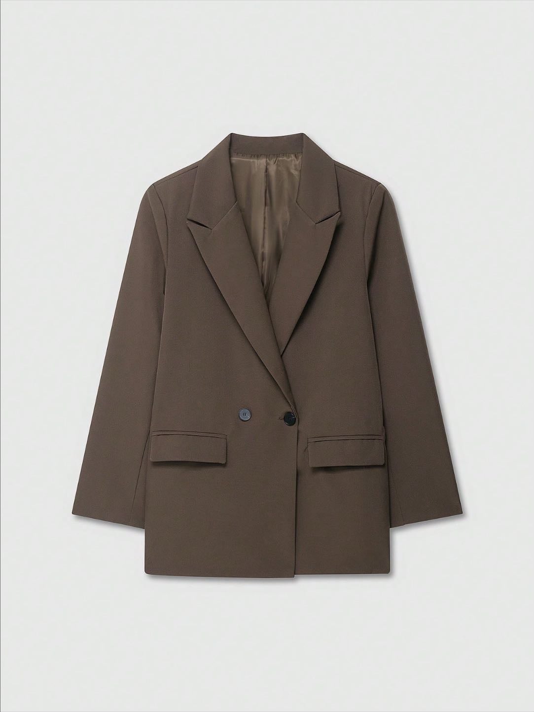 brown blazer